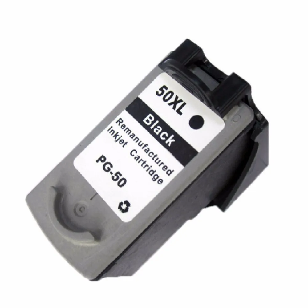 1 Black Remanufactured Ink Cartridge For Canon PG 50 PG 50 PG50 Pixma MP160 MP170 MP180 MP450