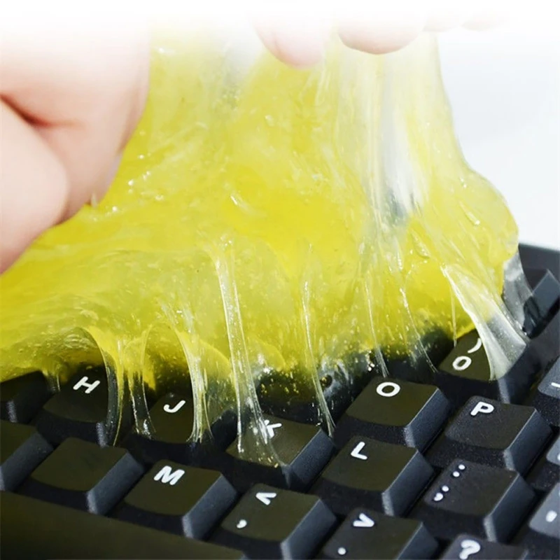 80 г Универсальный мягкий липкий чистящий гель силикагель автомобильный ПК компьютер ноутбук клавиатура грязь пыль адсорбционный