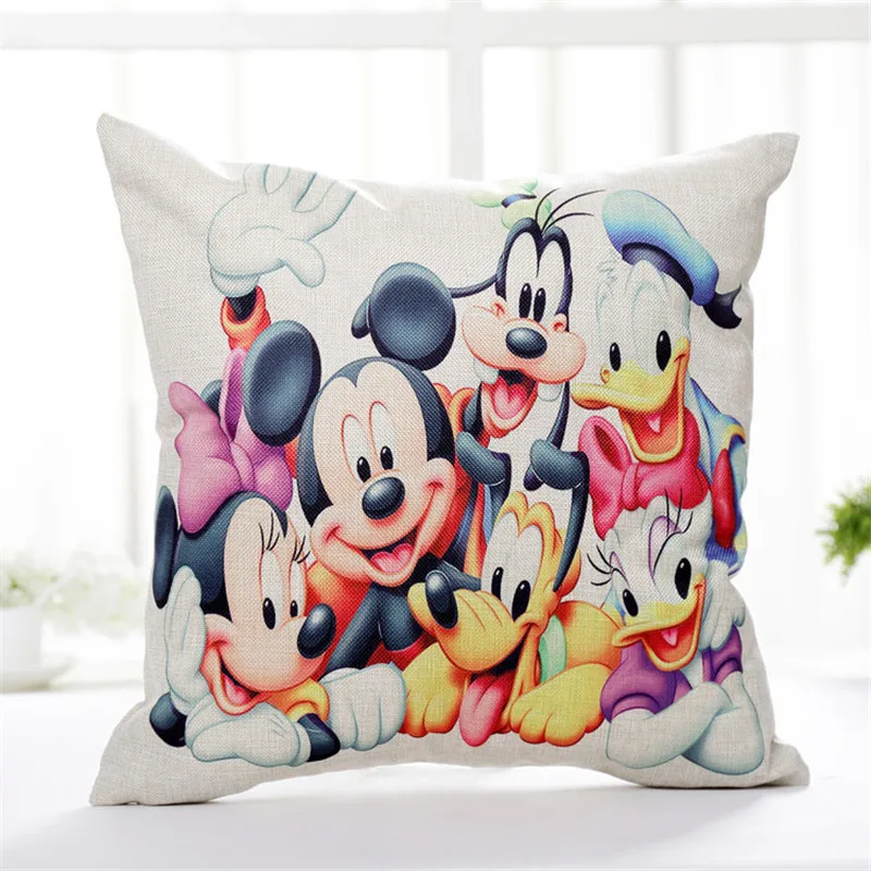 23 Цвета скидка Disney Микки и Минни Маус наволочки домашний текстиль Симпатичные