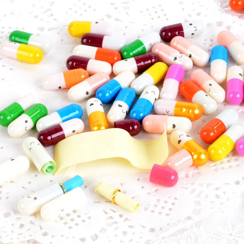 50 шт./лот Smile Pill Capsule Secret Message креативные милые эмоции конверты буквы декоративные