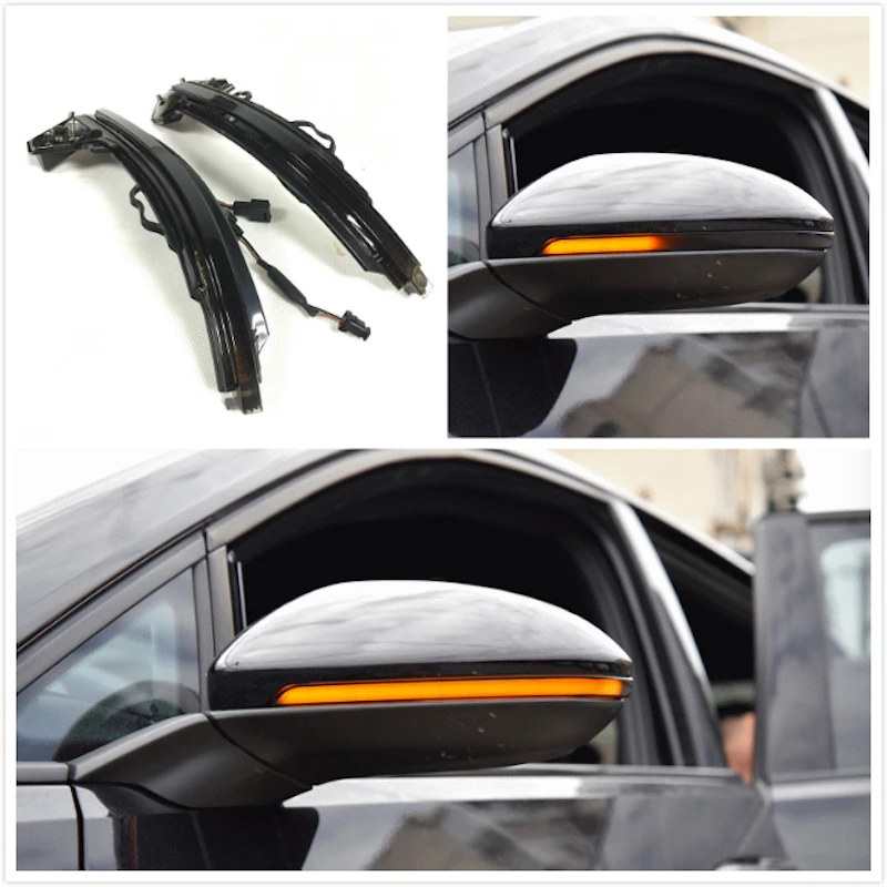 

BODENLA Smoked Water Blink Flowing LED Turn Signal Light Dynamic Blinker For Audi A4 B9 S4 A5 S5 RS4 RS5 Avant 2017-2019
