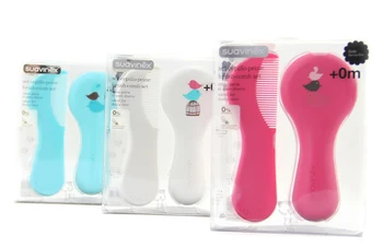 

3 Color Options Baby Care Healthcare Kits Safety Combs Imported From Europe Baby Comb Brush Set Children Comb