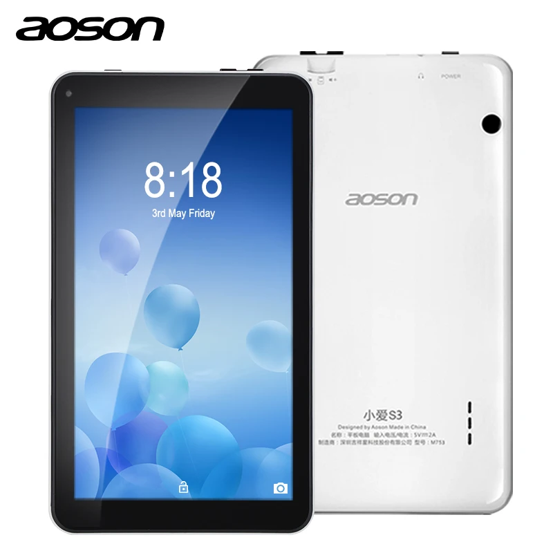 Aoson 7/8/10 inch HD IPS screen 3G/4G phone call android tablet PC Quad Core 1G+16G Entertainment game kids gift tablet pad GPS