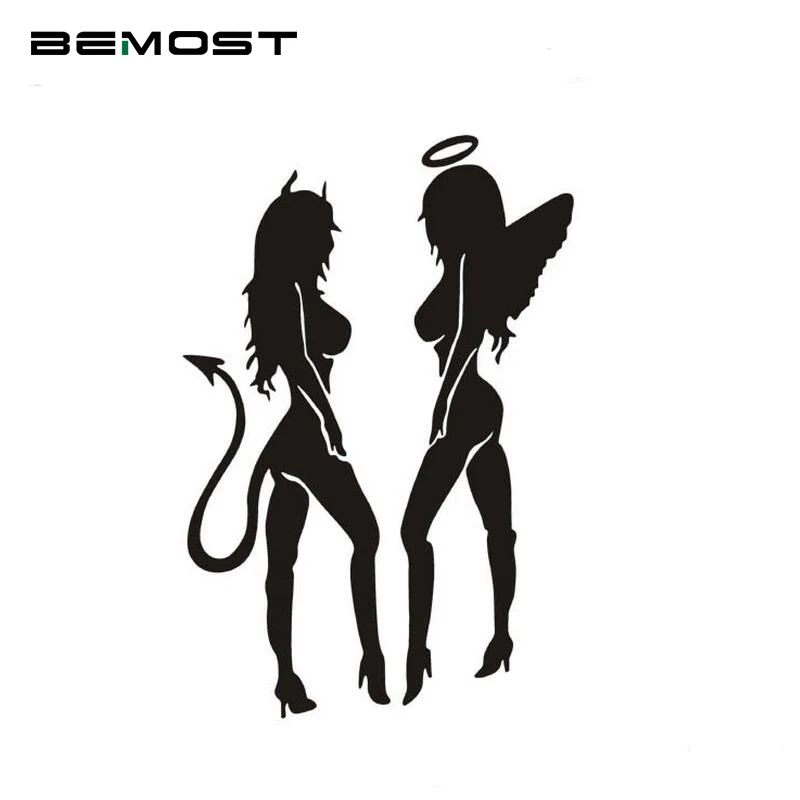 BEMOST Car-Styling Reflective Stickers Sexy Girls Anger Devil DIY Vehicle Body Emblem Badge Sticker Auto Accessories 11*16cm | Автомобили