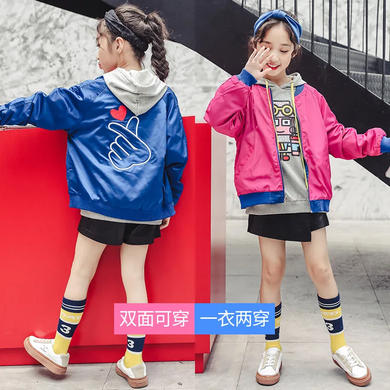 girl jackets 2018 autumn teenage fashion clothing 12 14 years old kids