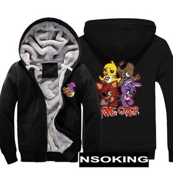 

Winter Jackets and Coat Five Nights at Freddy's cosplay hoodie Anime Thicken Warm Men Sweatshirts