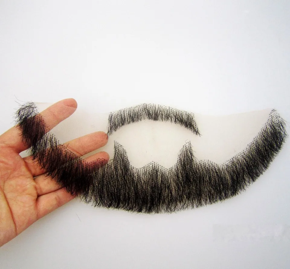 FXVIC полная черная Толстая борода и усы подстриженная борода бородатый мужчина мужской стиль Борода так красивый