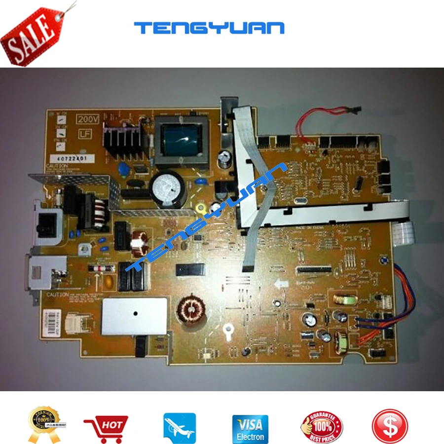 شحن مجاني 100% اختبار الأصلي ل HP2420/2430 RM1-1413 RM1-1414 مجلس امدادات الطاقة على بيع طابعة أجزاء