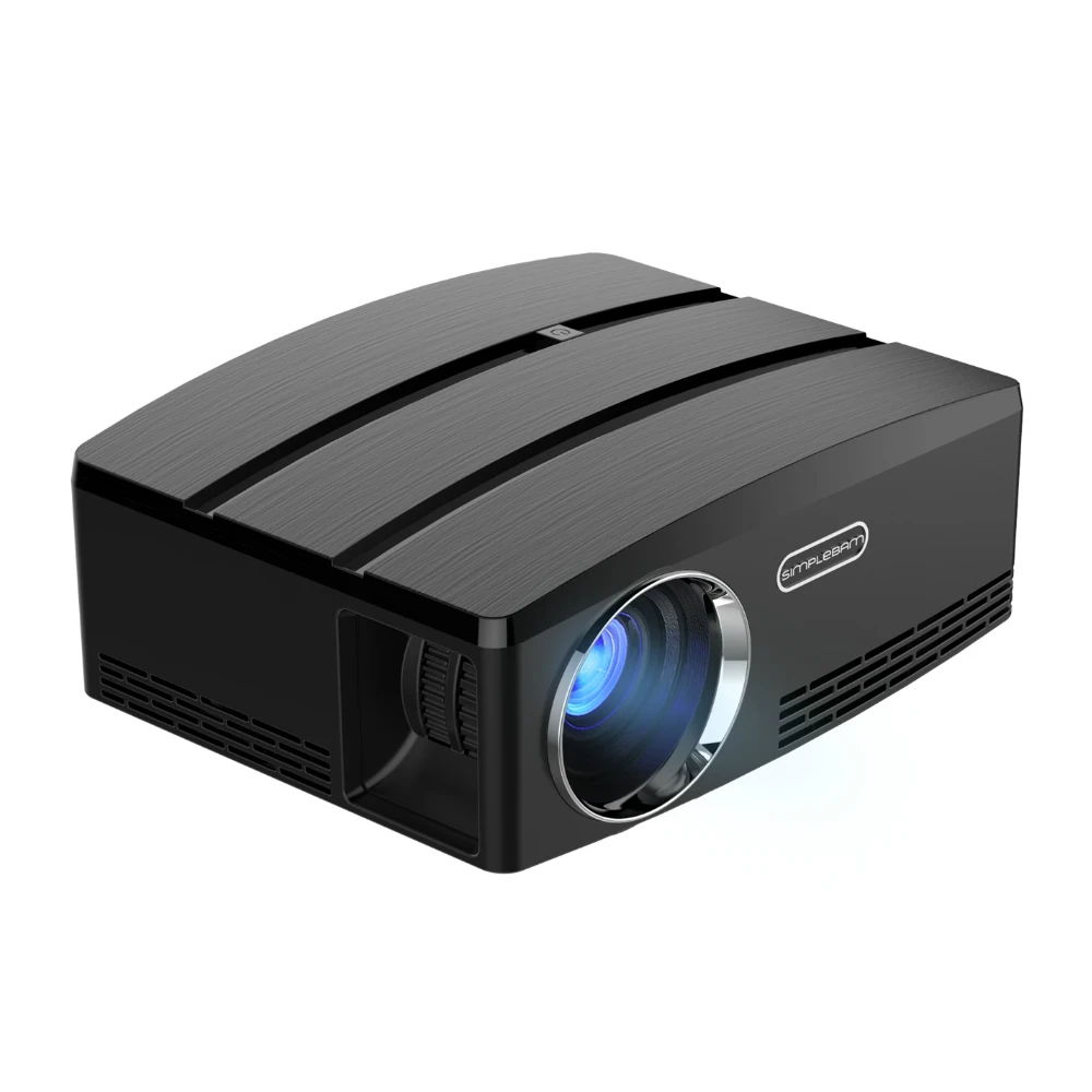 Новейший светодиодный мини проектор Simplebeam GP80UP Plus видеопроектор высокой яркости