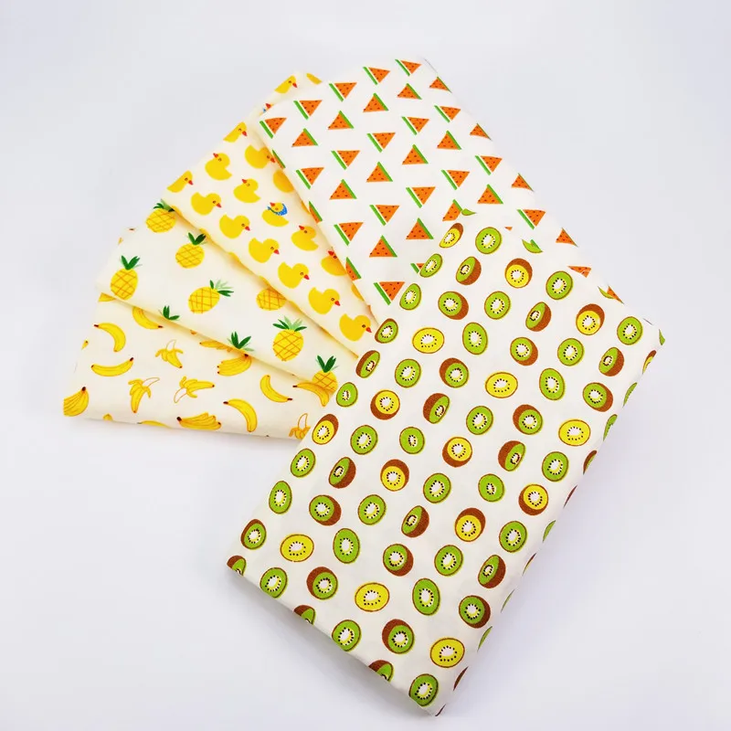 

Fruit Print Fabric Patchwork Cotton Twill Fabric DIY Sewing Quilting Baby & Child Clothing Fabric Material Sheet Cotton Fabric