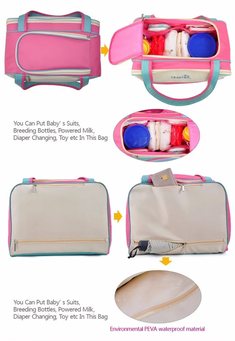 Insular многофункциональная сумка для мам горячая Распродажа Модная уникальная красочная сумка для подгузников стильная свежая сумка для