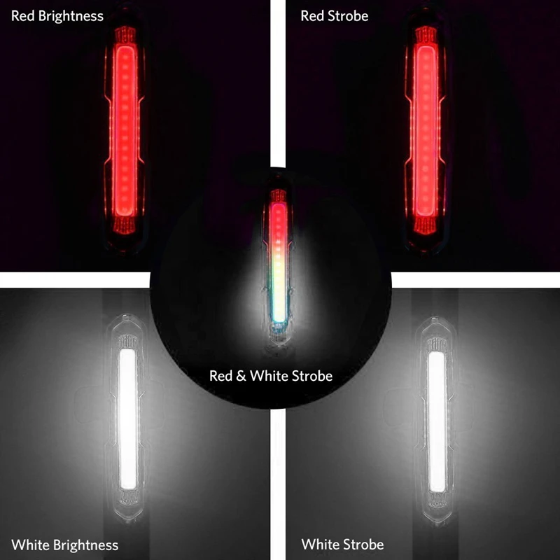 Wind Talk регулируемый 180 градусов Mtb светодиодный велосипедный задний светильник Usb Перезаряжаемый флэш-светильник для велосипеда Bycicle задний светильник для велоспорта - Цвет: type 2 -white red