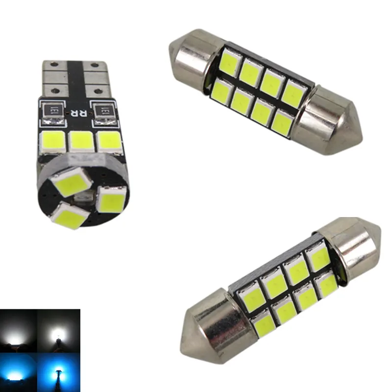 WLJH 7X 2835 SMD Светодиодная лампа для освещения салона автомобиля посылка Mazda 3 MS3