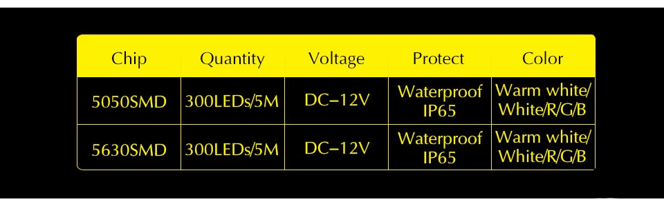 Водонепроницаемый светодиодный свет лампы 5050 SMD 5630 Рождество декор лента DC12V ТВ фонового освещения 60 Светодиодный s/m 5 м гибкий светодиодный