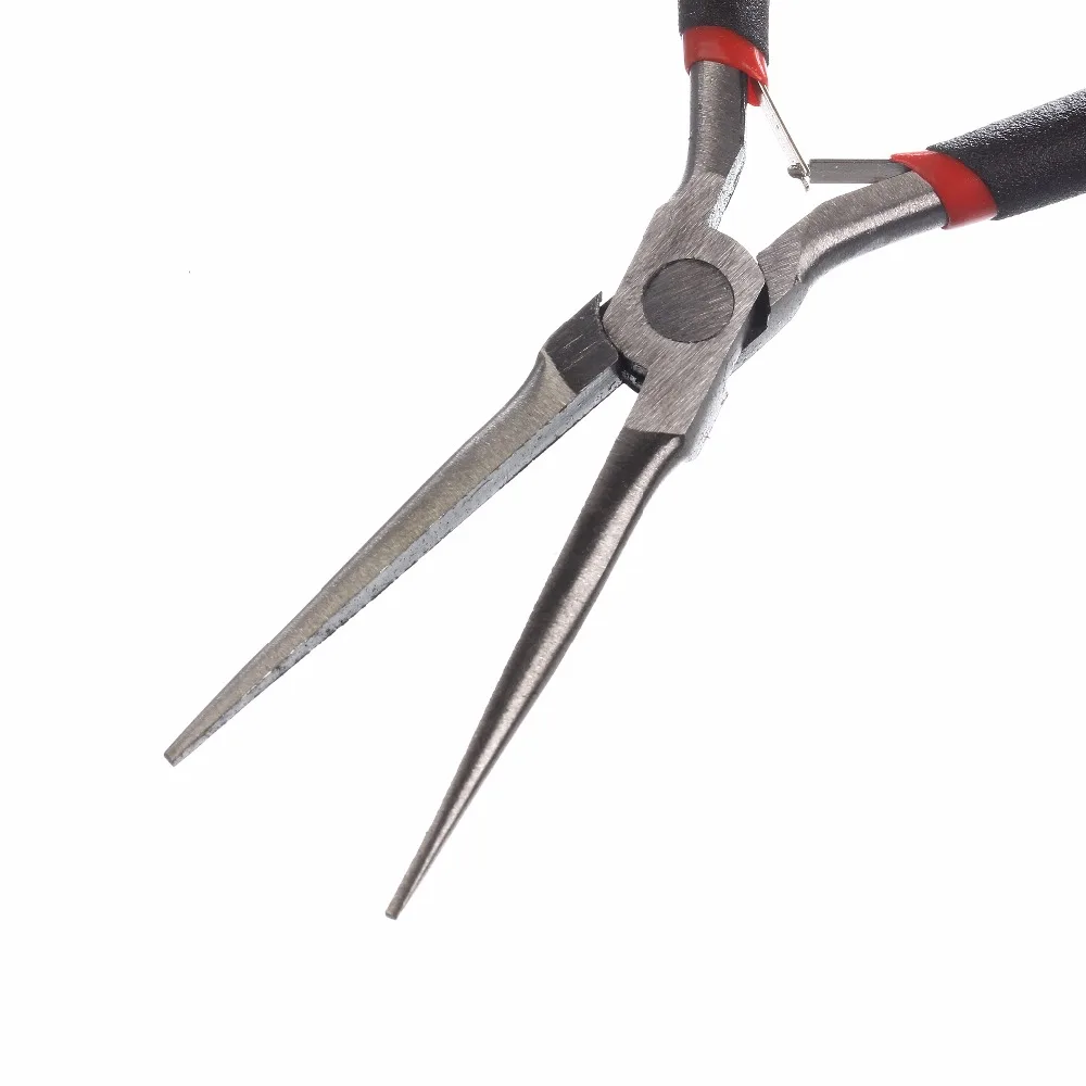 New Fashion Black Clamp Jewelry Tools Pointed Pliers Equipment 14.6cm
