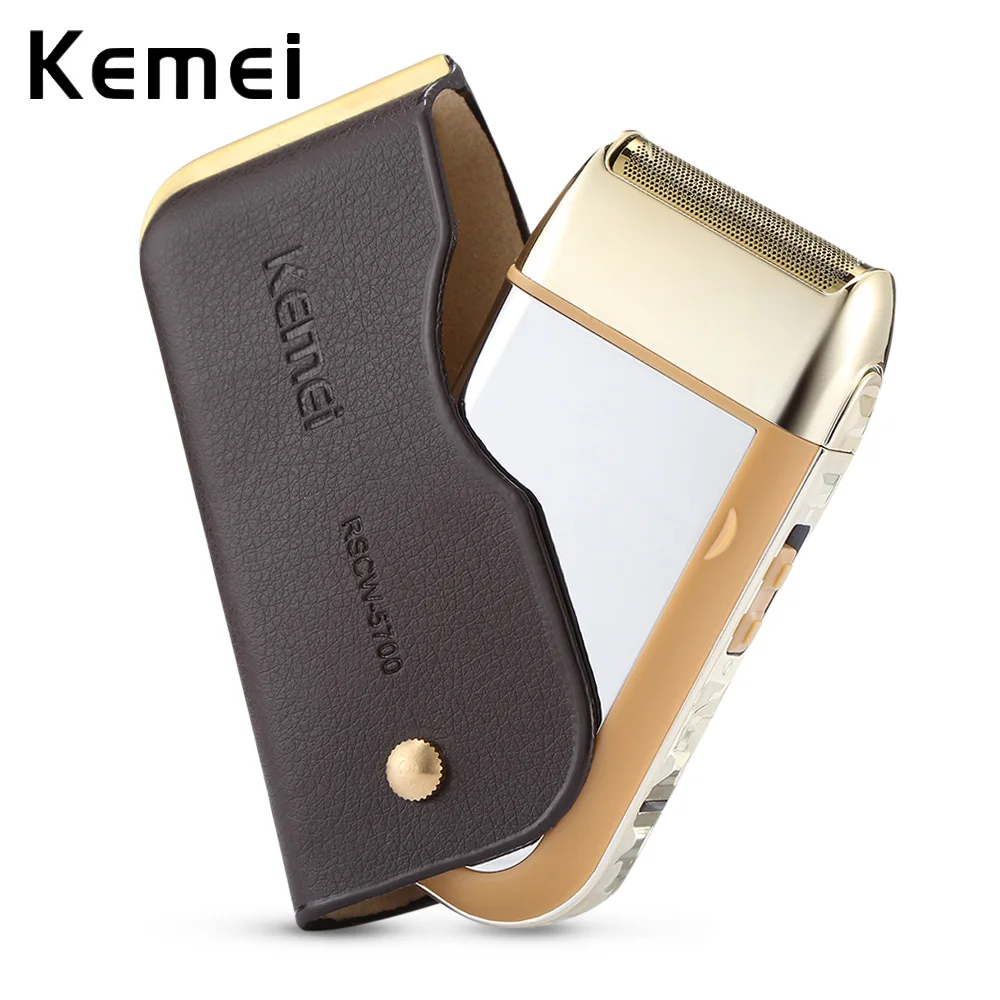 

Kemei KM-5700 Rechargeable Electric Shaver Dual Floating Male Razor Personal Care Appliance Shaving For Men AC110 - 220V