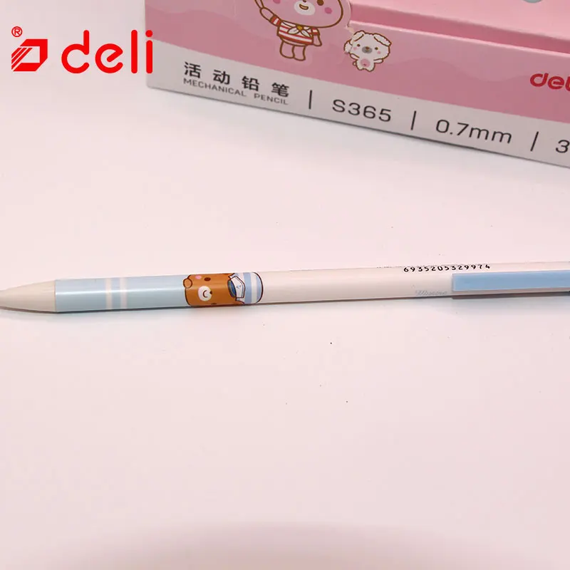 Deli 4 шт. 0 7 мм механический карандаш милый Kawaii ученический автоматический для