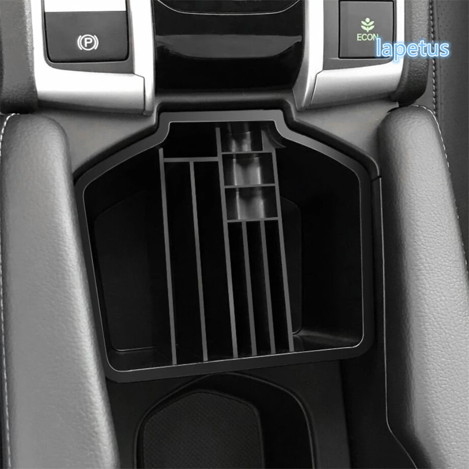 

Lapetus Front Middle Control Storage Container Multi-grid Box Decoration Frame Cover Fit For Honda Civic 2016 2017 2018 Sedan