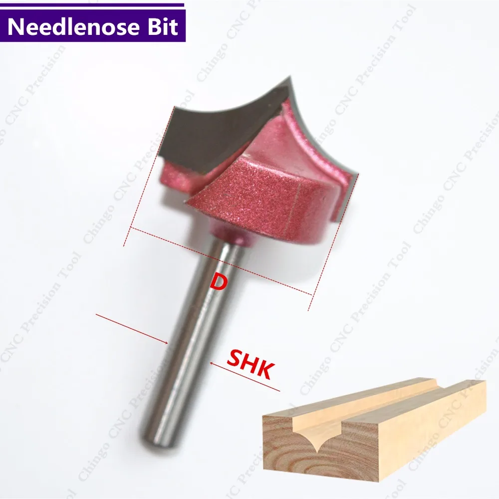 6mm shank 1PCS,CNC solid carbide end mill,woodworking router bit,wood