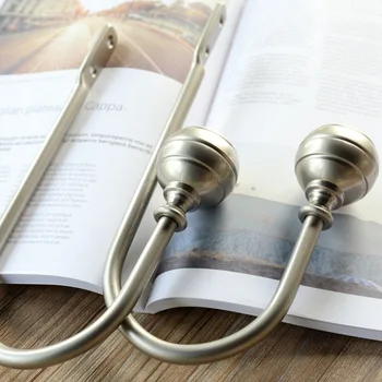

2pcs/set U - shaped Curtain Hooks Buckle AccessoriesHome Hardware Curtain Tieback European Wall Hook Curtain Buckle Handle
