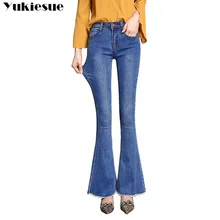 Джинсы для мам с эффектом пуш-ап женские джинсы для женщин с высокой талией обтягивающие расклешенные джинсы рваные джинсы женские джинсы с кроем для женщин женские большие размеры