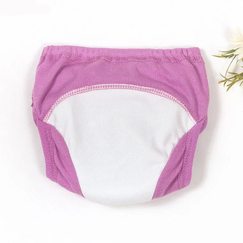 Образец 1 шт., многоразовые тренировочные штаны для малышей, недорогие детские трусики-подгузники, нижнее белье для новорожденных