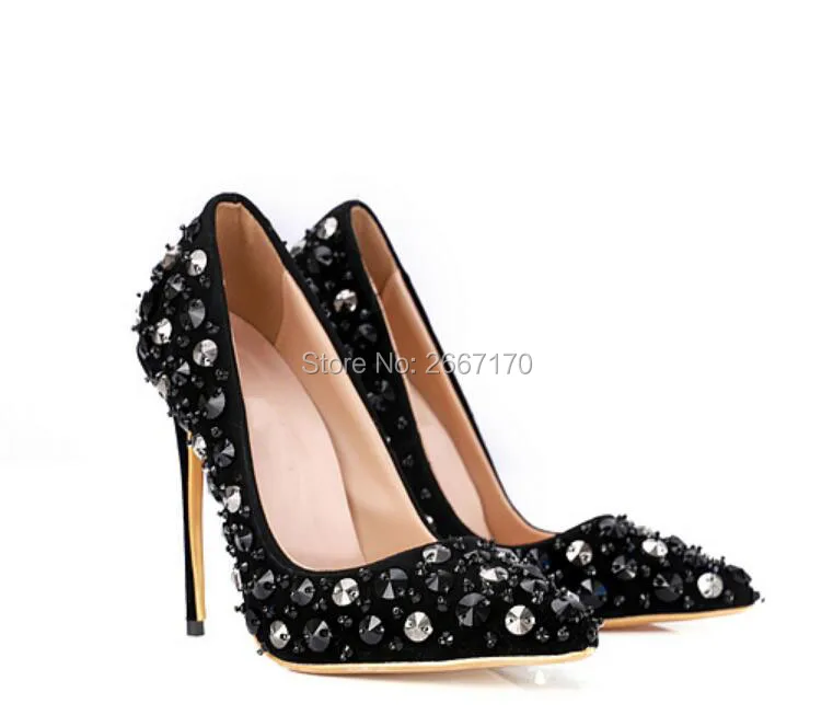 embellished pumps