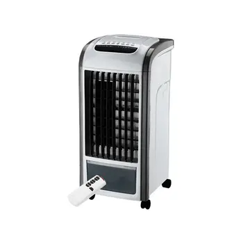 

Cold fan household water mobile air conditioning single cooling fan cooling small air conditioning black remote control #4J03