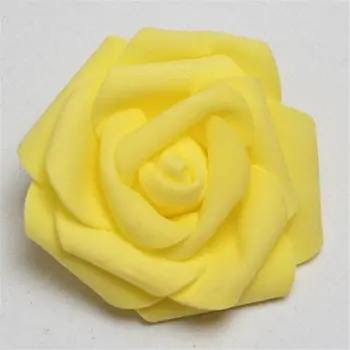 

30Pcs/lot 8cm PE Foam Rose Artificial Flower Heads For DIY Wreaths Wedding Party Decoration Home Garden Decorative Supplies 85z
