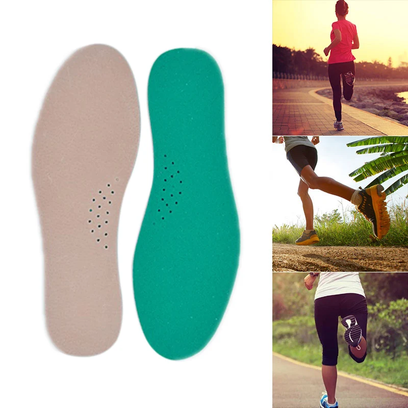 

1 Pair Women Men Insoles Shock Absorption Breathable Shoes Pads Durable for Sport Best Sale- LT88