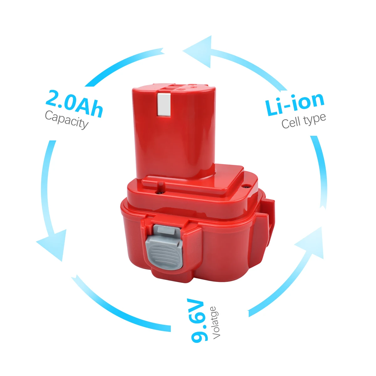 Bonacell 2000 мА/ч, 9,6 V 2.0Ah Мощность инструменты Батарея для MAKITA 9120 9122 9133 9134 9135 9135A 6222D 6260D L10