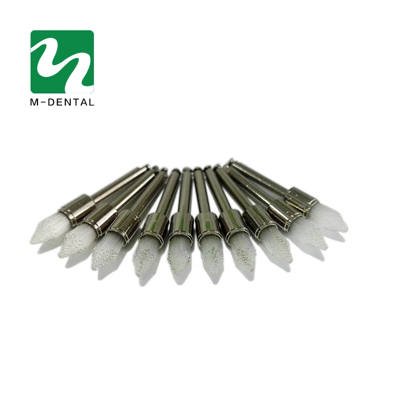 Buy 50 PCS Dental Polishing Brushes Dental Sharp White