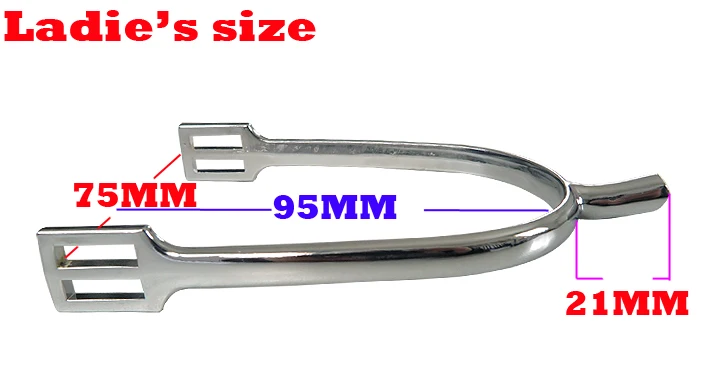 Цинк dieclasting английский шпор, хромированный, серебряный цвет. Дамский Размер(SP6104ZL