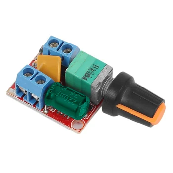 

DC Motor Speed Control Driver Board 3V-35V 5A PWM Controller Stepless DC 3V 6V 12V 24V 35V Variable Voltage Regulator Dimmer G