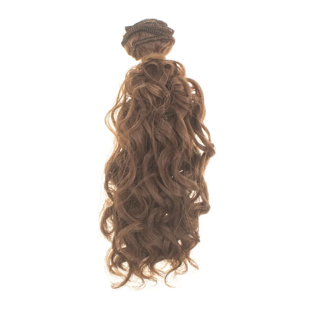 1 шт. 15 см синтетическое волокно винт вьющиеся волосы для наращивания для всех кукол DIY аксессуары - Цвет: 4-30