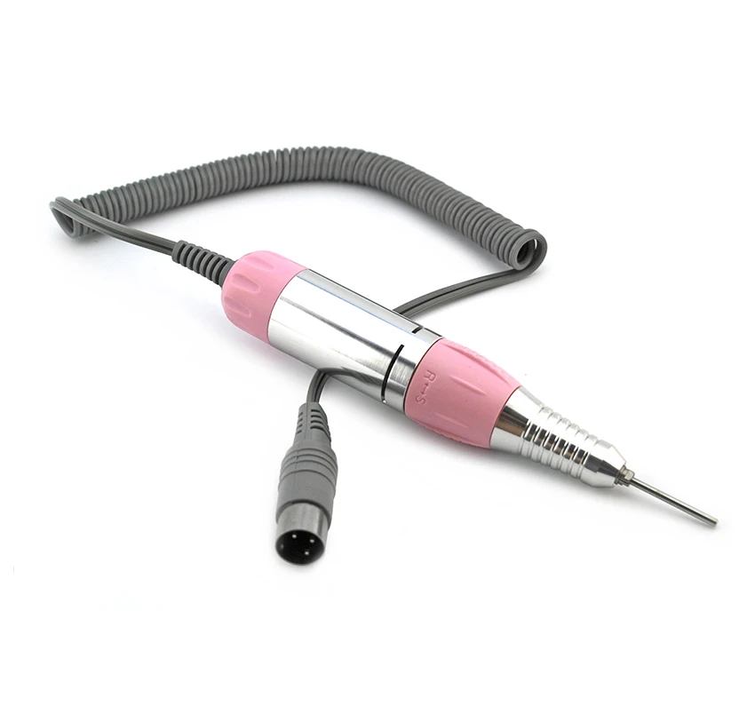 Лидер продаж, набор для сверления ногтей ручка наконечника для ногтей, электрическая дрель для маникюра и педикюра, фрезер для ногтей Инструменты - Цвет: Розовый