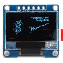 Free Shipping 1pc White 6pin 128X64 OLED LCD LED Display Module 0.96″ I2C IIC SPI Communicate