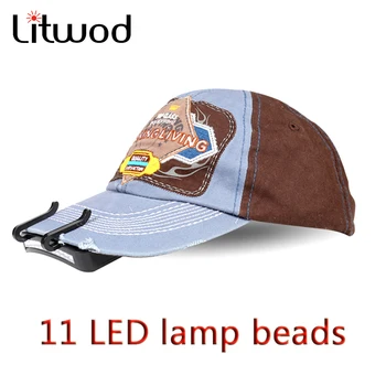 

Litwod Z20 super Bright 11 LEDs led cap light headLamp head Flashlight head Cap Hat Light Clip on light Fishing head lamp