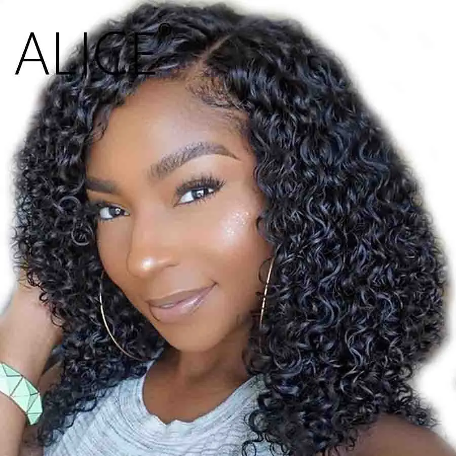 ALICE 130 4x4 Silk Base Wig Pre Plucked Silk Top Lace Front Human Hair