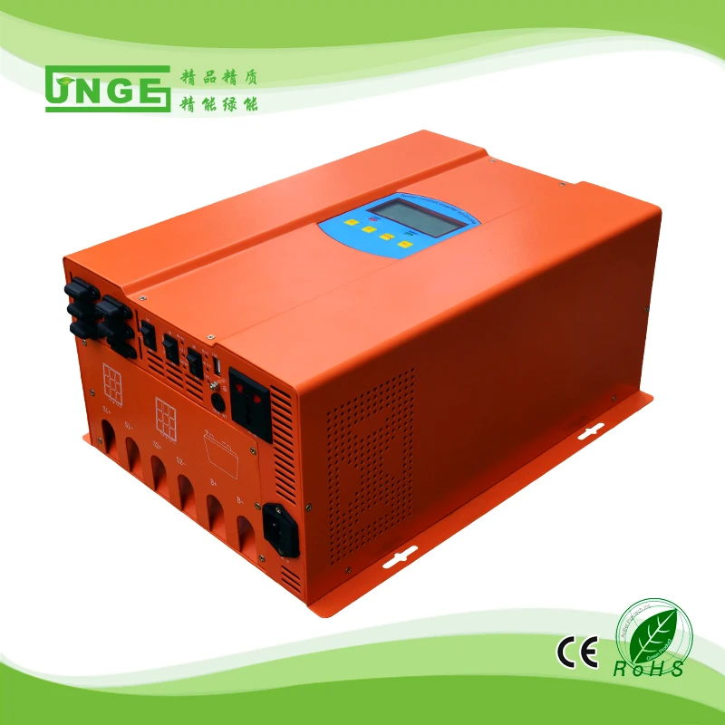 2KW 12V 24VDC Hybrid Inverter with 100A MPPT Solar battery charger