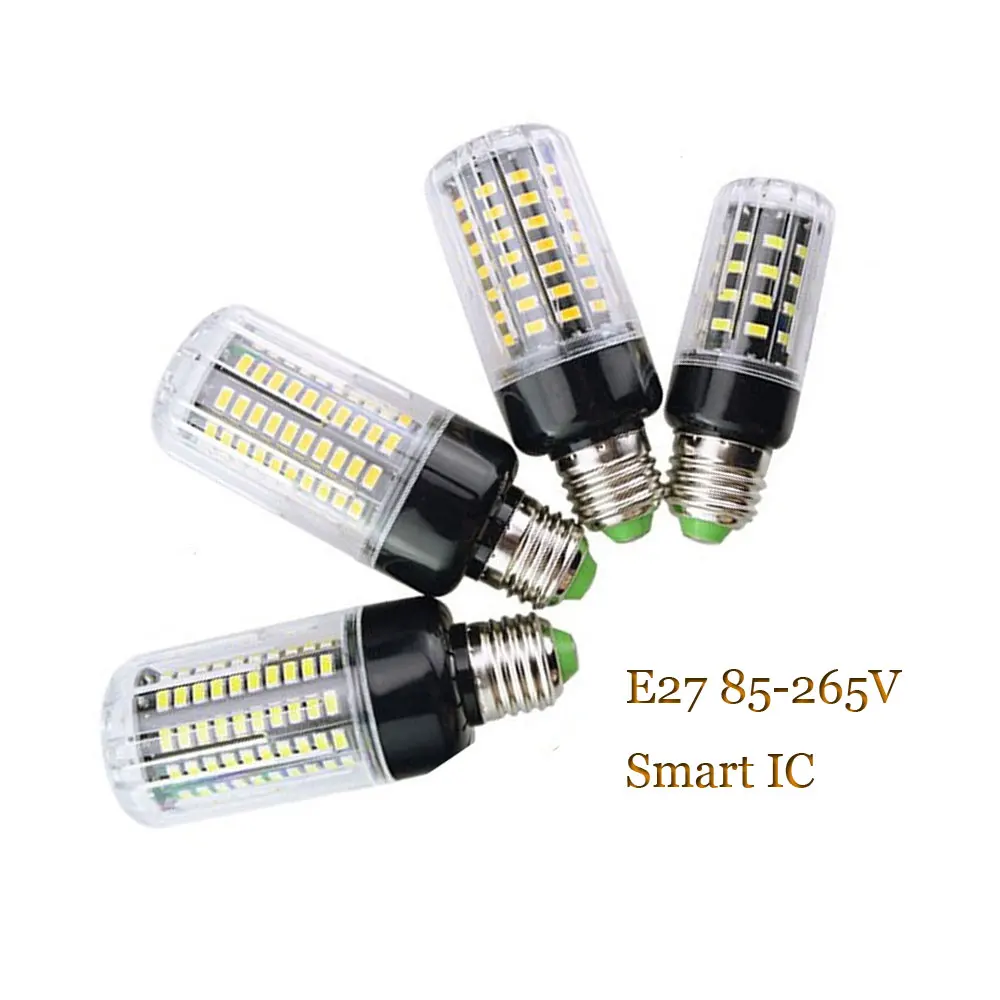 Светодиодные лампы кукуруза SMD5736 E27 без мерцания умная светодиодная лампочка с