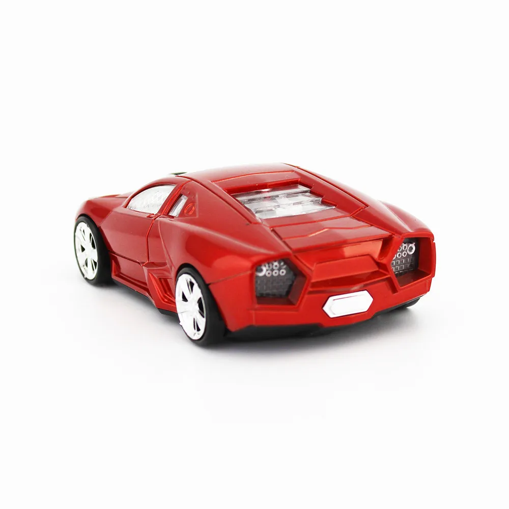 Wireless Mouse 3D Sport Car Shape Optical Computer Mause2.4Ghz 1600DPI Mini Car Mice With USB Receiver For Laptop PC Desktop