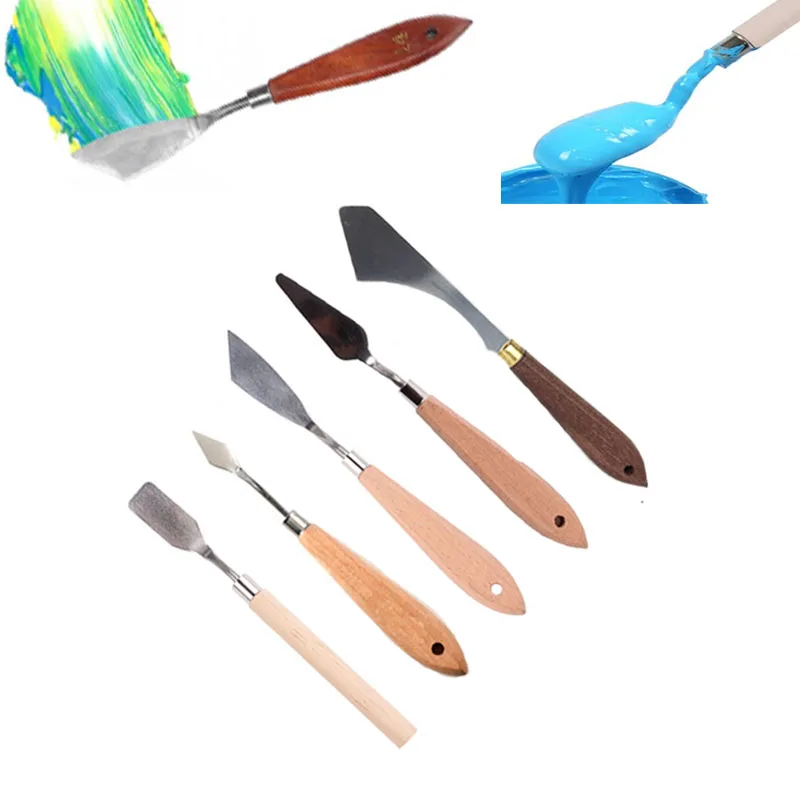 

Palette Oil Mix Pigment Art Draw Paint Tool Texture Artist Scrape Scraper Knife Spatula Drawer watercolor Painter Student