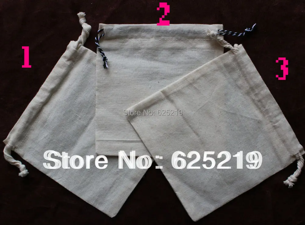 

15*15cm/6*6inch organic natural 110g/m2 cotton fabric 100% cotton bagdrawstring gift bag buggy bag