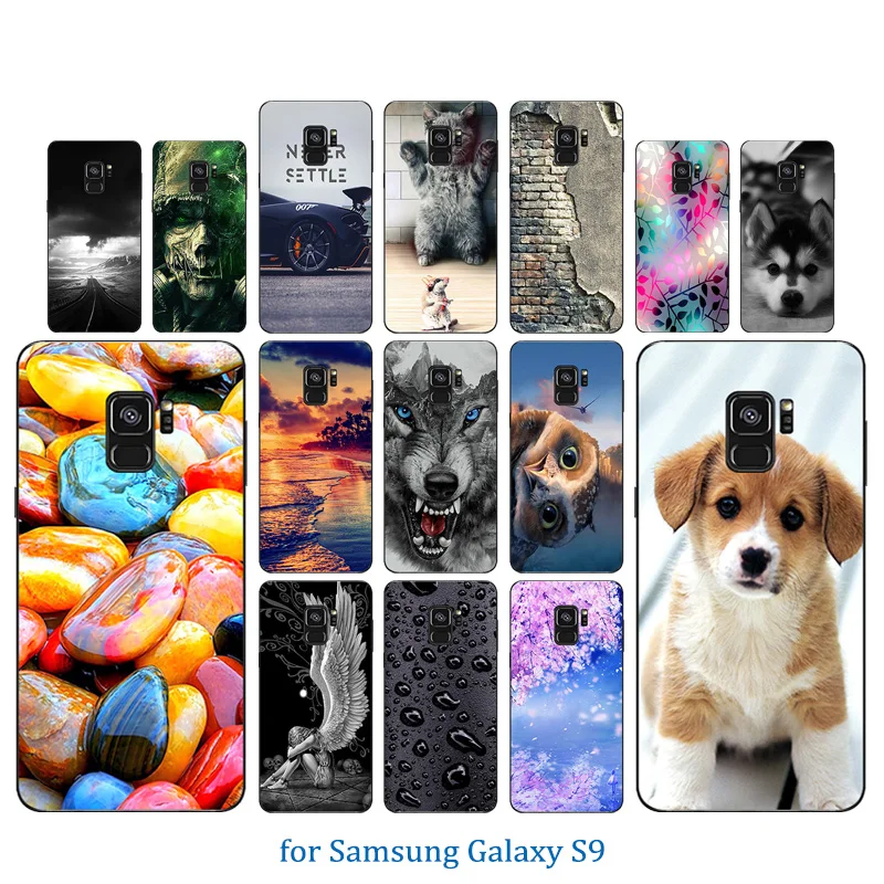 ТПУ чехол для телефона Samsung Galaxy S9 5 8 дюйма Прозрачный мягкий тонкий G960 Чехлы