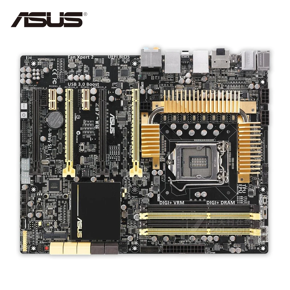 

Asus Z87-WS Original Used Desktop Motherboard Z87 Socket LGA 1150 i7 i5 i3 SATA3.0 ATX