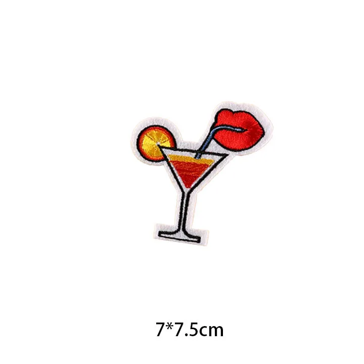 cup lips patches for clothes 6