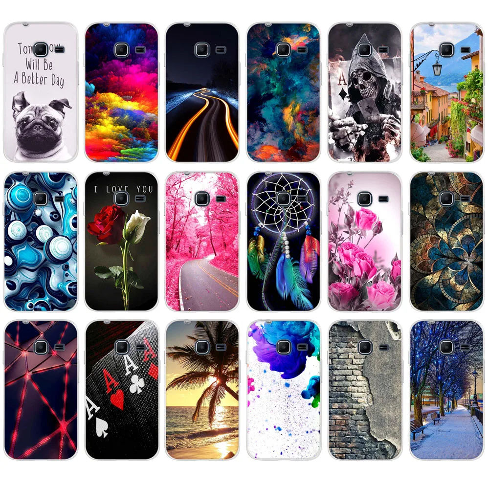 

for Samsung Galaxy J1 Mini J105 J105H SM-J105H J105F SM-J105 Flower Cartoon TPU Soft Cover Phone Case For Samsung J1 Nxt Duo