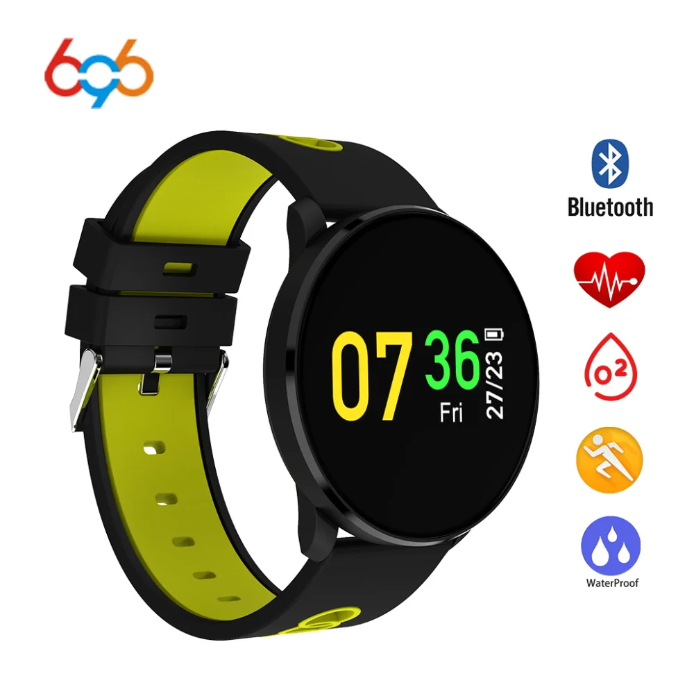 Kopen Goedkoop 696 CF007 Smart Horloge Waterdicht Bloeddruk Hartslagmeter Fitness Bluetooth Horloges Voor IOS Telefoon Prijs - ventewwe4