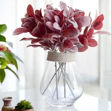 Искусственные Шелковые кроличьи ушки растения ветка Флорес осенние листья домашний Рождественский Декор Свадебные украшения Цветы DIY аранжирование венок